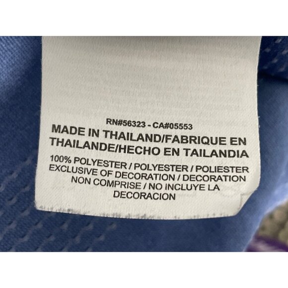 Nike Golf Zonal Cooling Polo Shirt Mens L Short Sleeve Performance Blue Active - Picture 4 of 6